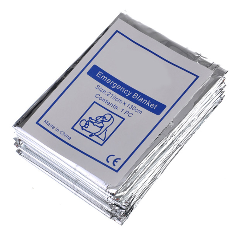Survival Blanket Reflective - ผ้าห่มฉุกเฉินสะท้อนแสง ผ้าห่มกันหนาว ขนาด 210 ซม. x