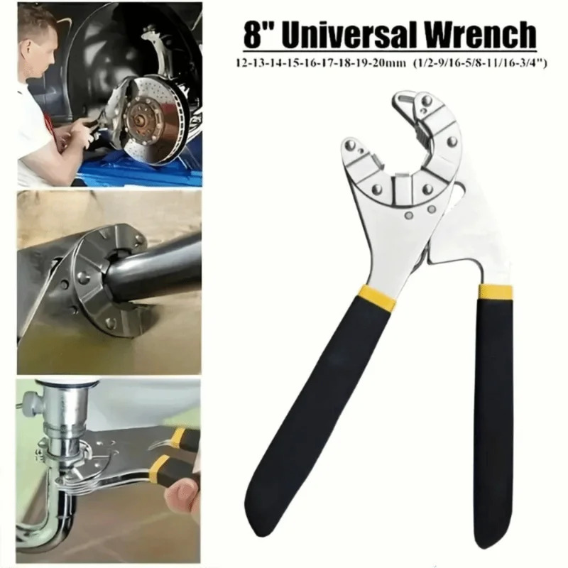 Multi Tool Plier - คีมจับอเนกประสงค์แบบหนีบได้ ปรับได้ 8 นิ้ว ประแจปรับได้อเนกประสงค์ งานหนัก