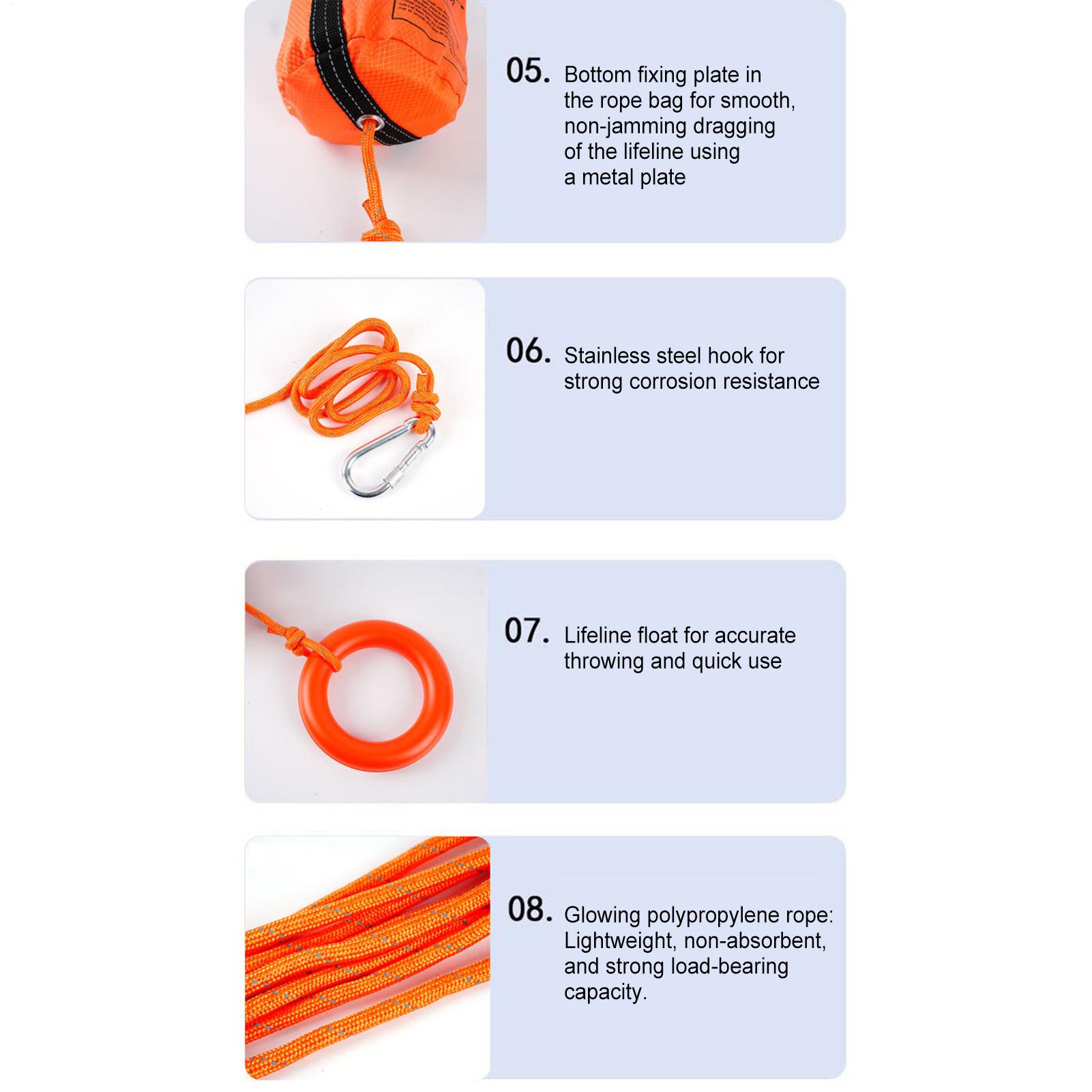 ถุงเชือกโยนสำหรับการพายเรือ, ถ - Rescue Rope Throw บทวิจารณ์และราคา