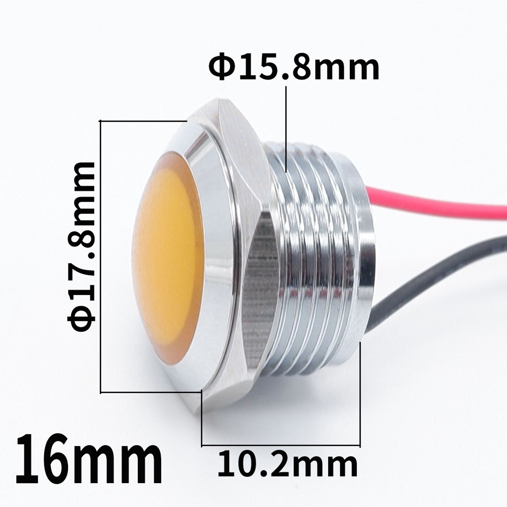 12mm 16mm 19mm 22mm ไฟแสดงสถาน - Signal Panel Orange บทวิจารณ์และราคา