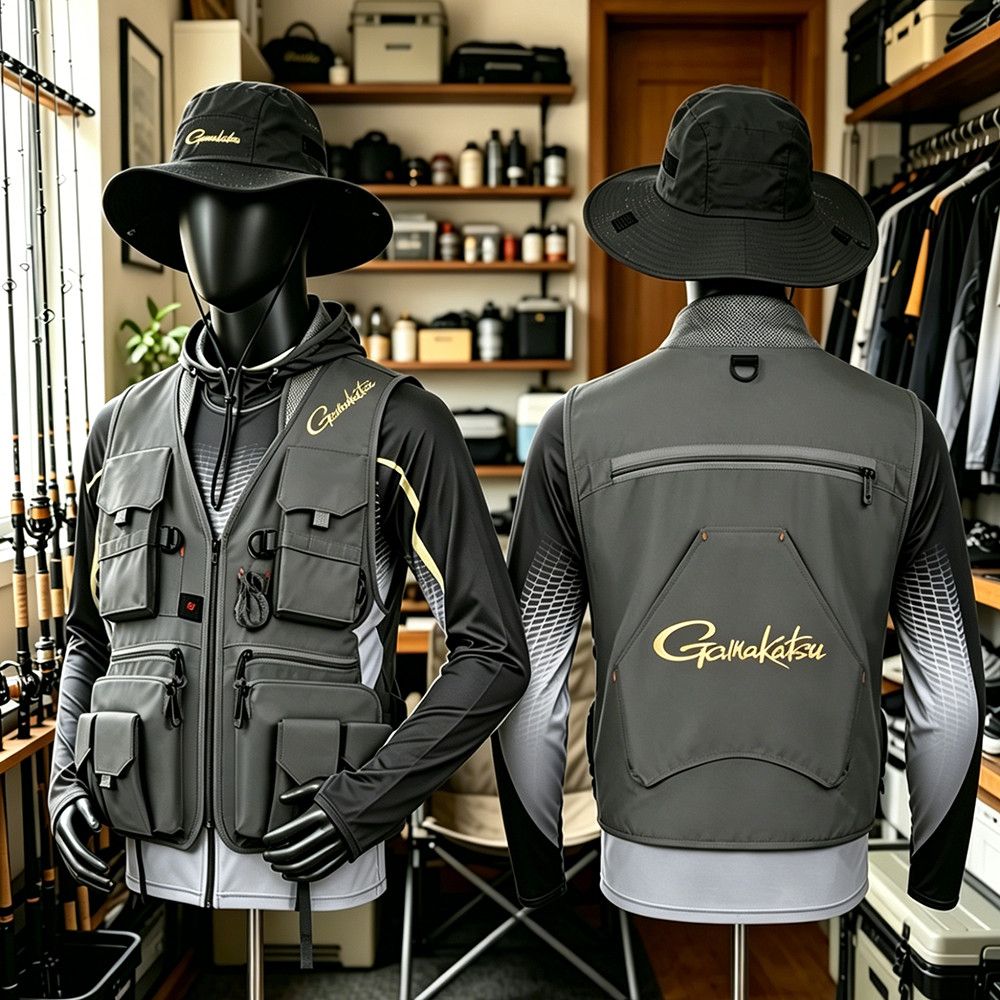 เสื้อกั๊กตกปลา Gamakatsu สำหรั - Fishing Kit Compact บทวิจารณ์และราคา