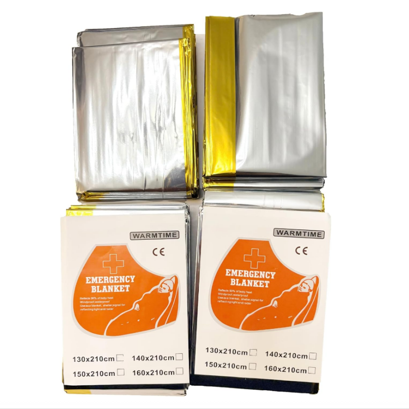 ผ้าห่มฉุกเฉินไมลาร์สีทองเงิน 4 - Survival Blanket Reflective บทวิจารณ์และราคา