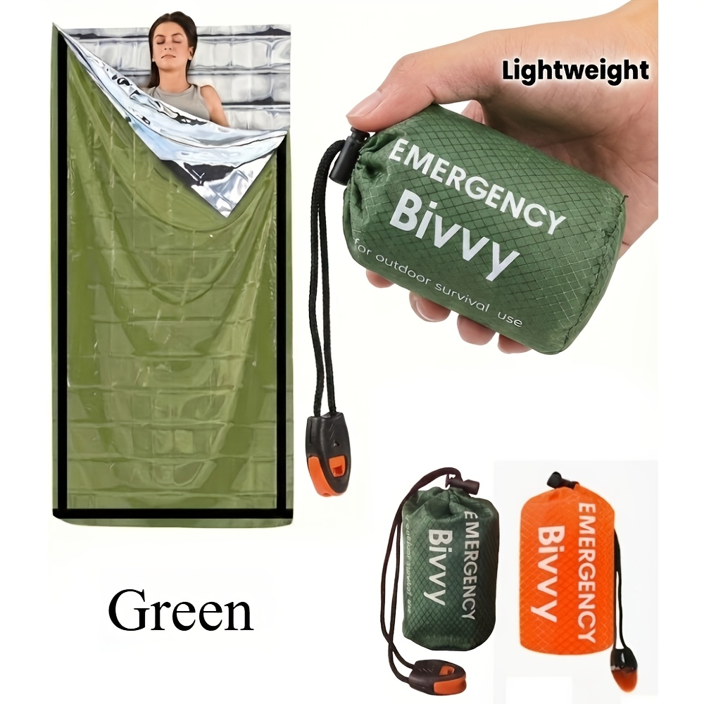 ชุดถุงนอนฉุกเฉิน 3 ชิ้นพร้อมสา - Bivy Bag Emergency บทวิจารณ์และราคา