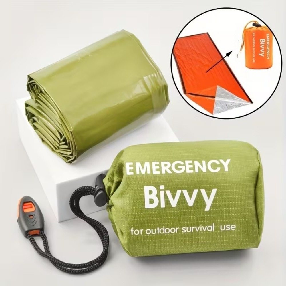 ชุดถุงนอนฉุกเฉิน 3 ชิ้นพร้อมสา - Bivy Bag Emergency บทวิจารณ์และราคา